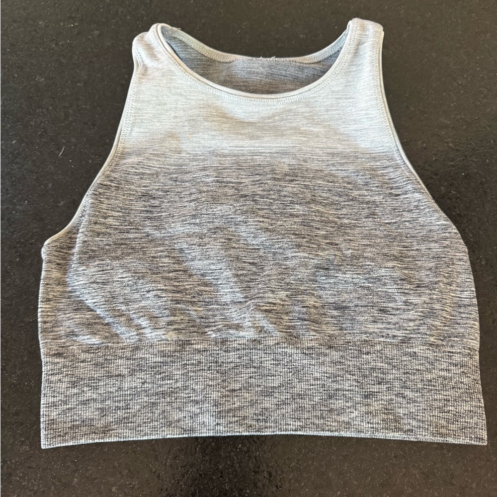 Lululemon cropped sports bra.